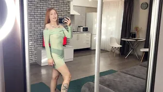 [4K] Transparent Try-on Haul with Julia | See Through DRESS ♥️♥️ #5