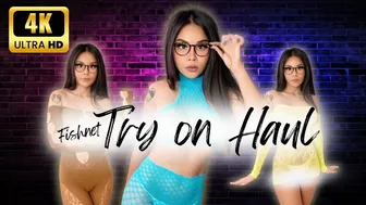 TRANSPARENT ♥️♥️♥️♥️ ASIAN NERD girl (Mirror views) Try on Haul with Onlyping (2024) 4K #1