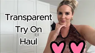 Super Hot TRANSPARENT Dress Try On Haul With Jade