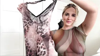 Super Hot TRANSPARENT Dress Try On Haul With Jade #2