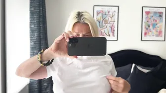 [4K] ♥️♥️️ TRANSPARENT Sheer ANGELIC SHIRT | SEE-THROUGH TRY-ON HAUL #3