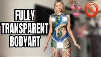 Body Art Sheer Try On Haul | Beginner Art Model Mia Sofi