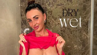 Transparent Clothes Dry Vs Wet | See Trough Try-On Haul 4K with Helga