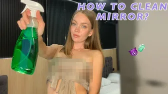 [4K] | How to clean mirror? TRANSPARENT Try on Haul with Emily | Get ready with me 2024