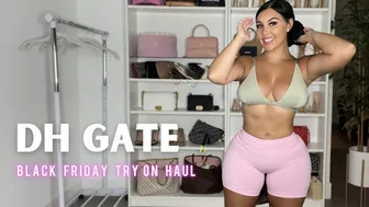 TRY ON HAUL | FITNESS & BEACHWEAR | DHGATE BLACK FRIDAY SHOPPING HAUL