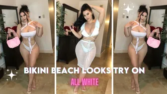 HOLIDAY OUTFITS TRY ON HAUL | ???? ????LOVE THESE WHITE SWIMSUITS ????