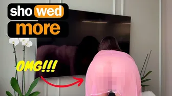 [4K USA] ???? Sparkling Clean TV in a Pink Sheer Dress | Satisfying Cleaning