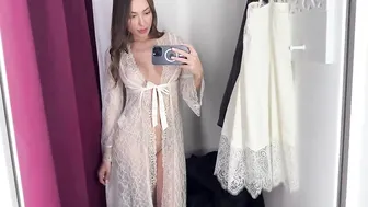 transparent try on haul | beginner model (4k) #2