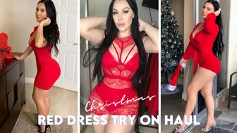 CHRISTMAS DRESS TRY ON HAUL | HOLIDAY FASHION OUTFITS | OUTFIT TRY HAUL