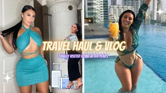 SUMMER VACATION TRAVEL VLOG + TRY ON HAUL | TRAVEL TO EUROPE WITH ME ✈