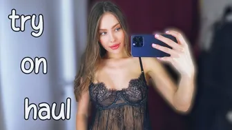 try on haul | beginner model (4k) #1