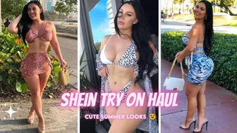 HUGE SHEIN VACATION TRY ON HAUL 2021???? | VERSACE MANSION VLOG