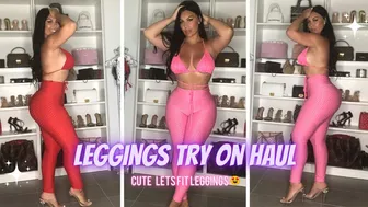 HUGE FITNESS LEGGINGS TRY ON HAUL & REVIEW | ABSOLUTELY LOVE THESE LETSFIT LEGGINGS