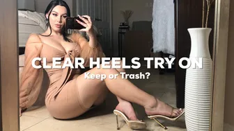 HIGH HEELS HAUL | MY HEELS COLLECTION 2020 | TRYING ON CLEAR HEELS