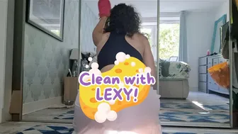 TRANSPARENT Window CLEANING with Lexy Long | Clean with Me