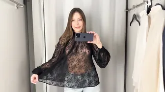 transparent clothes | try on (4k) #2