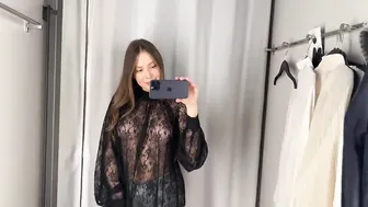 transparent clothes | try on (4k) #4