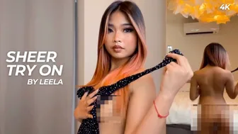 Transparent try on haul by Leela Bambi #1