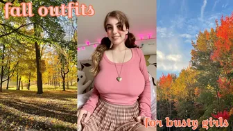 the most awkward try on haul you’ve ever seen (fall outfits for busty girls)