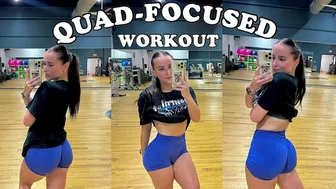 QUAD FOCUSED WORKOUT *mic’d up*