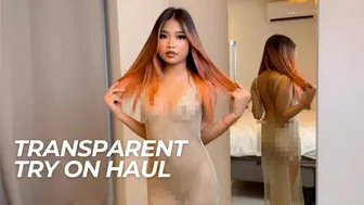 Transparent Try on Haul | Leela Bambi