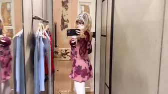 Transparent Dress Try-On Haul (Changing Room) #5