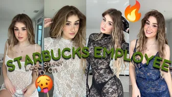 Your FAV local Starbucks Barista SHEER Dress Try-on haul!