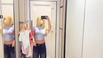 Transparent Changing Room Try-On Haul (No Bra) | 2024 #4