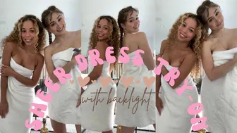 Petite Girls BACKLIT SHEER DRESS TRYON Haul | with BFF @CamilaaElle #1