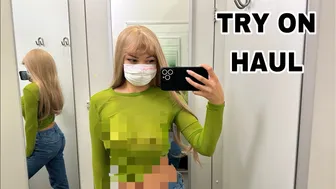 Transparent Changing Room Try-On Haul #1