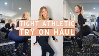 Tight Athletic Try On Haul | Cosmolle | Emma Sirus #tryon #athleticwear #1