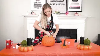 Halloween Pumpkin Carving From Scratch | With Emma Sirus #2