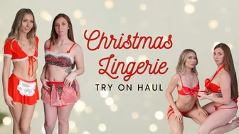 Double Trouble Christmas Lingerie Try On Haul | With Megan Akaaldi