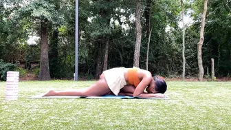 YOGA ART AND STRETCHING ROUTINE #3