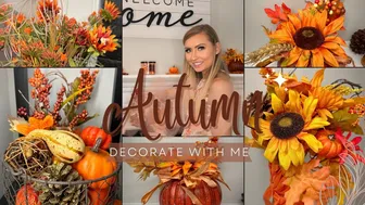 Fall Decor | Livingroom Makeover | Decorate with Me