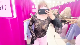 Changing Room Shopping Try-On (Fully Transparent) #3