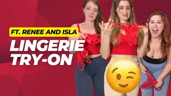 Lingerie Try-On 3 Girls Naughty List