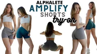 2022 ALPHALETE AMPLIFY SHORTS TRY-ON