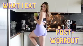 The only thing I eat post workout for glute gains-- high protein, quick & easy
