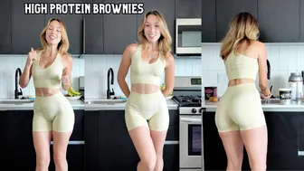The ONLY thing I snack on- HIGH PROTEIN BROWNIES