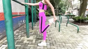 Wake Up Your Body! 5 Simple Moves on the Outdoor Ladder  #3