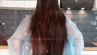 Magic to clean transparent raincoats! ✨ #4