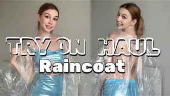 [4K] Raincoat Try-On | Lightness and Style in Any Weather with Molly