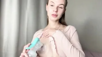 [4K] Breastpump Tutorial With Nelly | Routine & Tips | Full Breast Milk Flow Tutorial #3