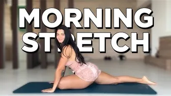 STARTING MY DAY RELAXED & ENERGIZED IN A CUTE NIGHTGOWN | MORNING STRETCH