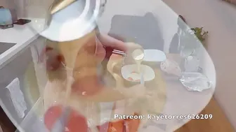 How to make creme caramel (leche flan) in oven by kaye torres #2