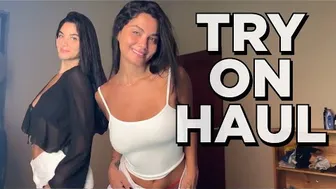 TWO WAYS TO STYLE MY CUTE WHITE DENIM SHORTS | TRY ON HAUL