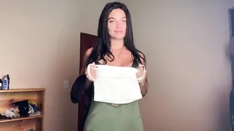 TWO WAYS TO STYLE MY CUTE WHITE DENIM SHORTS | TRY ON HAUL #2