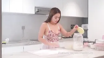How to make donut with powder milk coated simple and easy by kaye Torres #2