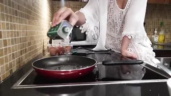 3 ways to cook eggs Scrambled egg Poached egg and Japanese Nori roll By Kaye Torres #3